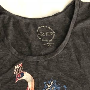 Lucky Brand Peacock T-shirt